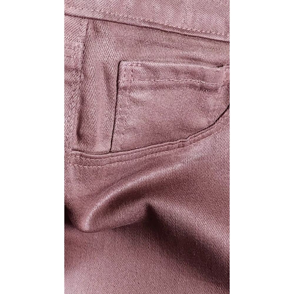 L'Agence Womens High Rise Coated Margot Skinny Jeans Brown Size 32 - Picture 11 of 11